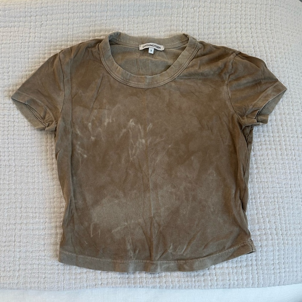 Cotton Citizen Brown Tie-Dye T-Shirt